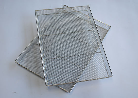 Polierte 100kg SS verdrahten Mesh Tray Durable Weave