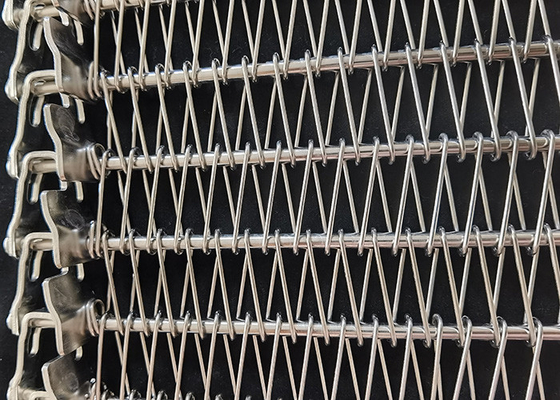 Ein guter Preis. 1.6m Breiten-Nahrungsmittelgrad-Draht-Mesh Belt For Frozen Food-Industrien Online