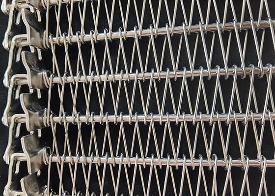 1.6m Breiten-Nahrungsmittelgrad-Draht-Mesh Belt For Frozen Food-Industrien