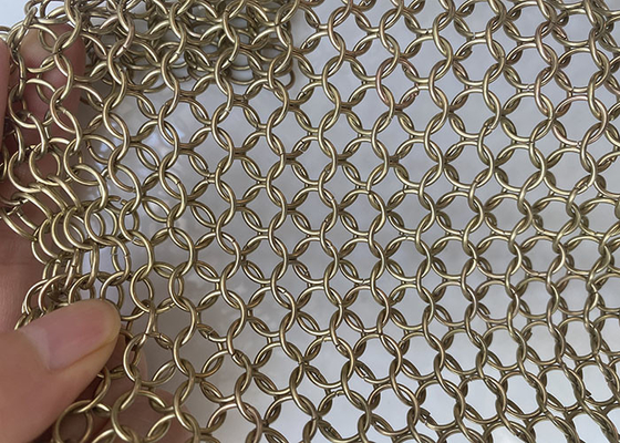 Breiten-Twill-Webart Kreisfiltrations-dekorative Draht-Mesh Wovens 0.5m-2.5m