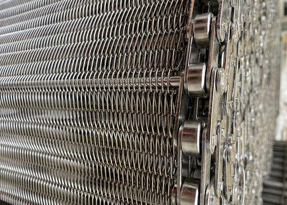 Draht-Mesh Conveyor Belt For Food-Glühofen des Edelstahl-304