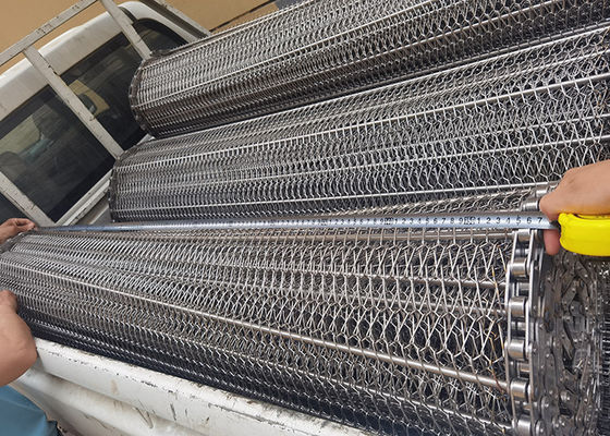 Mesh Belt Cleaning Drying Food-Tee-Frucht-Gemüse der hohen Temperatur Metall