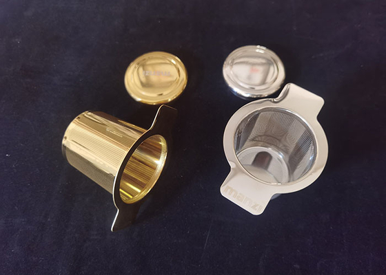 Ein guter Preis. Kundenspezifisches Logo-Gold-Edelstahl-Kräuter- und Gewürz-Ei für Tassenbecher Online