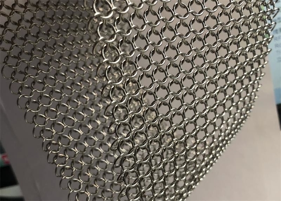 Ein guter Preis. 3.81mm 7mm Edelstahl-Ring Mesh Chainmail Mesh For Curtains-Schutzanzug Online
