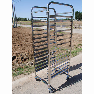 Kundengerechter 0.6mm-1.2mm abkühlender Bäckerei-Tray Rack Trolley For Cheese-Trockner