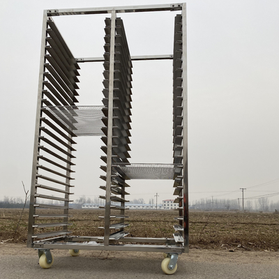 Ein guter Preis. Beständiges SS Tray Rack Trolley 15layers Soem-ODM der hohen Temperatur Online