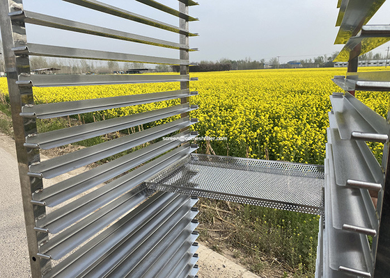 Edelstahl 6 15 16 30 32 Schichten panieren backende Gestell-Laufkatze mit Rädern