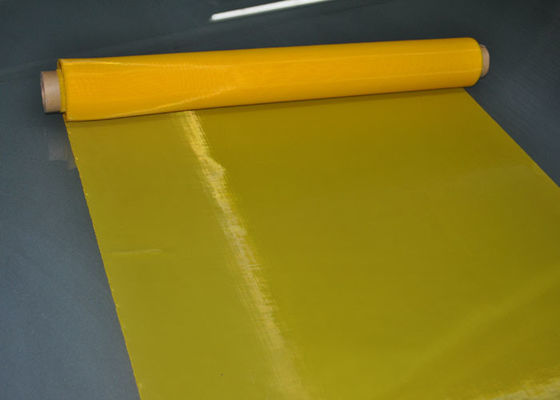 Weiß 64T 55 Mikron Polyester-Bildschirmdrucknetz für PCB