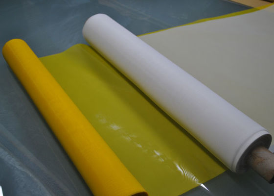 Gelbes 50-Zoll 72T 55 Mikron Polyester-Siebdruckgewebe
