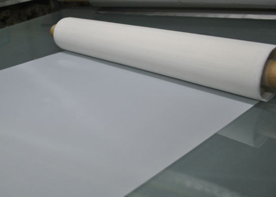132 Zoll Weiß 140 T Polyester-Drucknetz 31 Mikron
