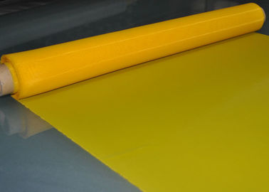 Ein guter Preis. Gelbe Siebdruck-Masche des Polyester-48T für Glasdrucken, 70 Mikrometer Online