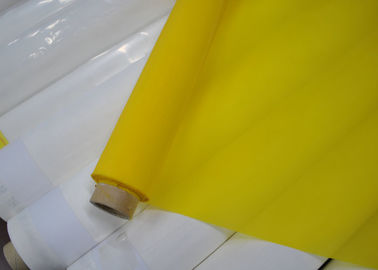 Ein guter Preis. 158 Polyester-Maschen-Gewebe des Mikrometer-47T für keramisches Drucken, weiße/Gelb-Farbe Online