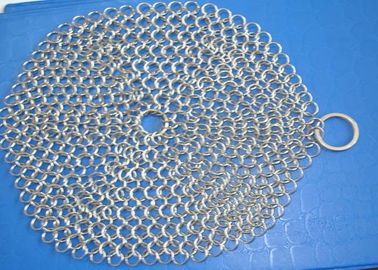 Ein guter Preis. Edelstahl 304 7*7 Chainmail-Wäscher-Eisen-Form-Reiniger für Nahrungsmittelgrad Online