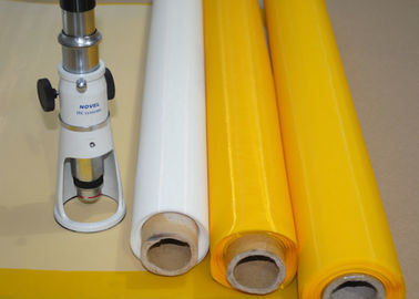 Ein guter Preis. Niedrige Elastizität 102 Zoll-Polyester-Müllergaze, 110 Maschensieb für Keramik-Drucken Online