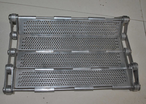 Kundenspezifisches Metallkettenedelstahl-Latten-Platten-Verbindung Mesh Bakery Conveyor Belt, galvanisierter Stahl des 304 316 Kohlenstoffstahls