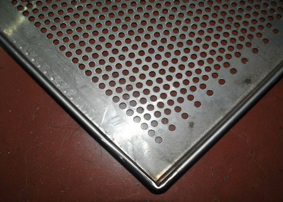 Perforierter Edelstahl-Maschendraht-Behälter entwässerte 5-10mm Rahmen-Durchmesser