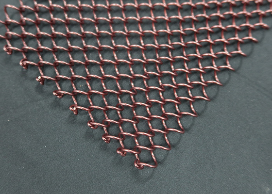 2.5m Breiten-Leinwandbindung dekorativer Stahl-Mesh For Decoration