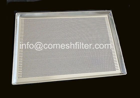 Glatter Edelstahl-Draht Mesh Tray Silver des Rand-10-100kg