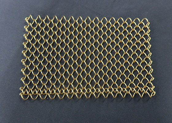 Leichter 1.2mm Kettenglied-Vorhang-dekoratives Aluminiummetall für Innendecke