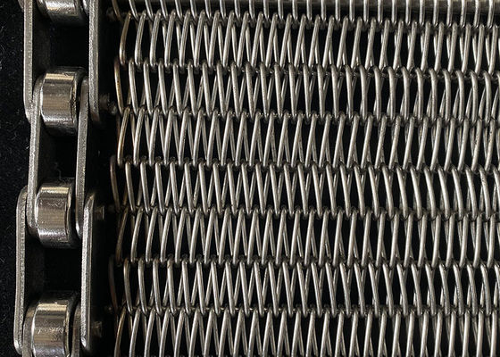 Hochtemperatur-Food-Grade-Edelstahl-Drahtnetz-Gratex-Fahrband für die Lebensmittelindustrie