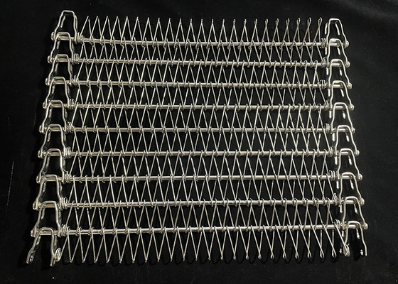 Ein guter Preis. Edelstahl Flexible Rod Wire Mesh Spiral Freezer Förderband für mehrschichtige Spiralförderer in der Lebensmittelindustrie Online