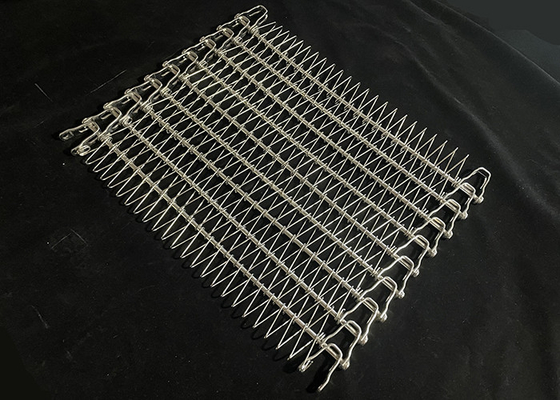 Ein guter Preis. Niedrigtemperaturbeständigkeit Edelstahl Flexible Stange Drahtnetz Spirale Förderband mit U-förmigen Link Rand Online