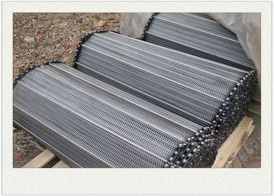 Ausgeglichener Metallmaschen-Gurt/Edelstahl-Förderkette-Gurt hitzebeständig