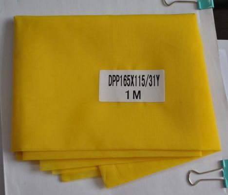 Siebdruck-Druckeinzelfaden-Polyester-Masche, dehnbares Müllergaze-Gelb 165T -31