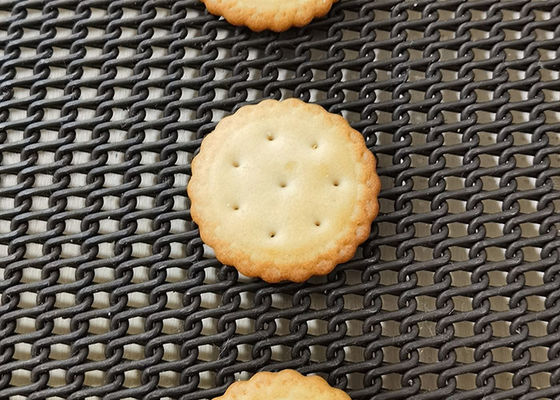 Wärmebeständigkeit Ultrathin Kohlenstoffstahl Flachgewalzte Drahtnetze Backband für die Backung von Keksen
