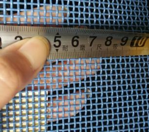 Ein guter Preis. Blauer quadratisches Loch-Polyester-Maschen-Gurt, trocknende Lebensmittelindustrien, Waschen und Förderer Online
