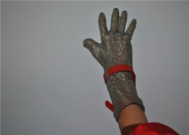 Ein guter Preis. Ergonomische Edelstahl-Handschuhe mit dem Stahlhaken benutzt in der Lebensmittelverarbeitung industriell Online