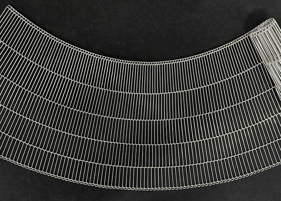 2 mm bis 10 mm Korrosionsbeständiges Flachdrahtförderband