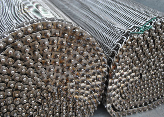 SS304 316 316L winden sich Widerstand der Draht-Metallmaschen-Gurt-hohen Temperatur