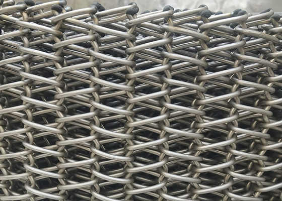 Ein guter Preis. Edelstahl Balance Weave Drahtnetz Förderband Hohe Arbeitstemperatur Online