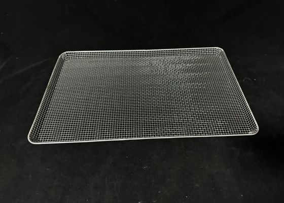 Maßgeschneidertes Trocknungsfach aus Edelstahl Gewebtes Drahtnetz Tray Nahrungsmittel Dehydrator Tray zum Trocknen