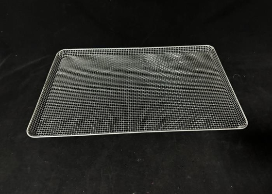 Ein guter Preis. Maßgeschneidertes Trocknungsfach aus Edelstahl Gewebtes Drahtnetz Tray Nahrungsmittel Dehydrator Tray zum Trocknen Online