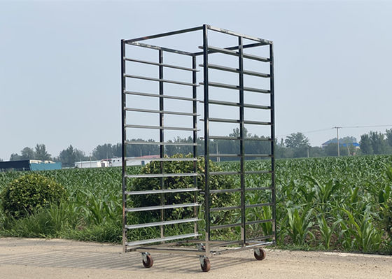 Schwerlast-Rek-Trolley aus 304 Edelstahl mit 300 kg Tragfähigkeit