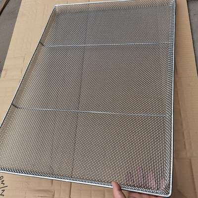 Ein guter Preis. Dauerhafte 660 mm x 450 mm Stahlmaschette aus Edelstahl 304 für die Back- und Trocknungsindustrie Online