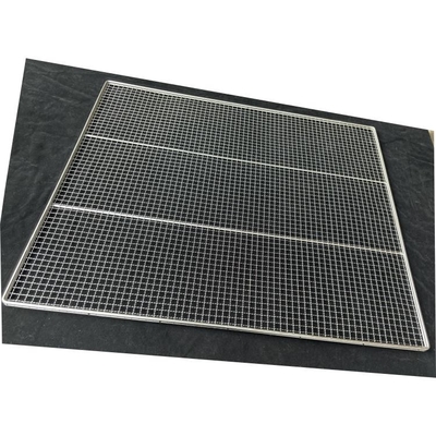 Anpassen wiederverwendbar Grill BBQ Mesh Trocknung Grill-Tray 304 Edelstahl-Drahtnetz Backen Kühlregal