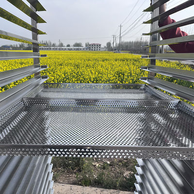 Wärmebeständigkeit zusammengebaut 20 Schalen 304 Edelstahl Dehydrator Trocknungs-Fruchtwagen für Mango Ananas