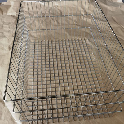 Hochwertiger 64x45x30 cm Edelstahl geschweißter Drahtnetzkorb für Brot