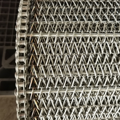 Ein guter Preis. Kundenspezifisches Edelstahl-Spiral-Drahtgeflecht-Förderband für die Lebensmittelindustrie Online