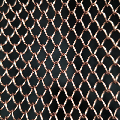 Ein guter Preis.  Metal Mesh Curtain Bronze finish Hanging Wire Mesh Room Dividers For Ceiling Online