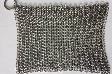 Ein guter Preis. Edelstahl-Roheisen-Bratpfanne-Reiniger Chainmail-Wäscher des Zoll-6*8 für geworfenen Eisenstein Online