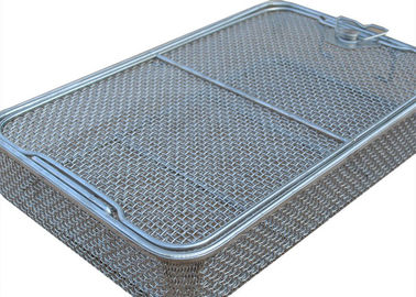Ein guter Preis. Maschendraht-medizinischer Desinfektions-Korb des Edelstahl-304 40cm x 25cm x 7cm Größe Online