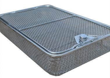 Ein guter Preis. 45*34cm medizinische Lochgröße des Sterilisationskörbe Edelstahl-Maschendraht-5mm Online