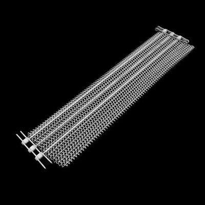 Custom Continuous Food ss304 Metall Kohlenstoffstahl Biscuit Pizza Ofen Bäckerei Kette Spiral Wire Mesh Metall Mesh Gürtel
