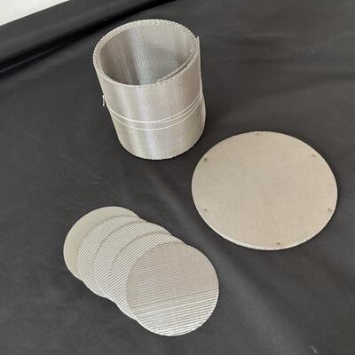 Ein guter Preis. Reverse Dutch Weave Edelstahl-Maschendrahtsieb Kunststoff-Extrusionsfilterscheibe für Kunststoffpelletizer Online