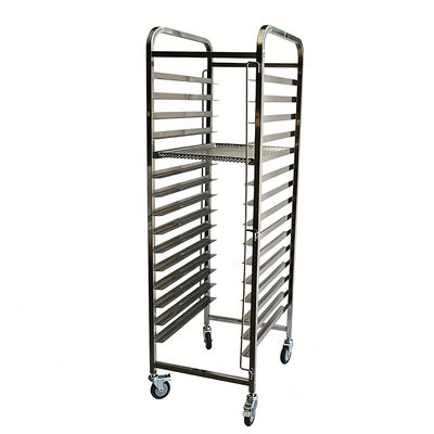 Edelstahl-Aluminium-Ofen Backflasche 600 X 400 Handelsbrotkarren Karren Regale Backregal mit 20 Pfanne