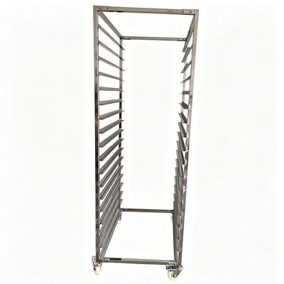 Gewerbliche Ketchenregal Blätter Bun Edelstahl Mesh Pfanne Trocknen Backen Kühlen Schachtel Bäckerei Regal Trolley für Ofen